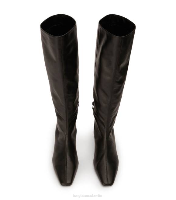 kniehohe Stiefel| de Tony Bianco Frauen Vixon Wadenstiefel schwarzes Venedig 4624398